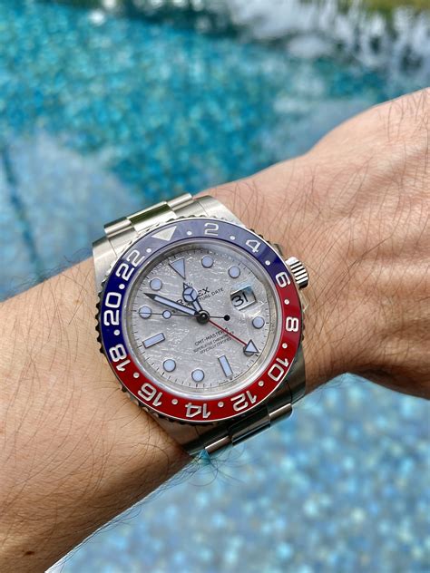 gmt master 2 Pepsi meteorite